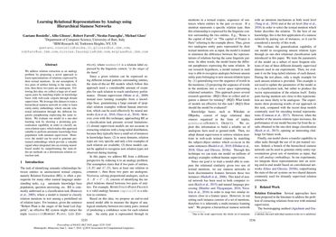 Learning Relational Representations by Analogy using Hierarchical ...