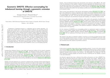 Geometric SMOTE: Effective oversampling for imbalanced learning through ...