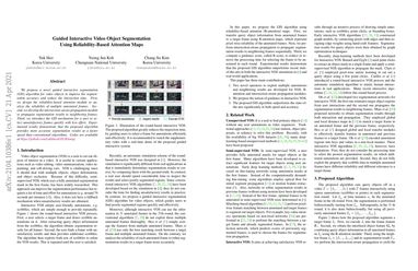 Guided Interactive Video Object Segmentation Using Reliability Based Guided Interactive Video Object Segmentation Using Reliability Based