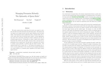 Managing Persuasion Robustly: The Optimality of Quota Rules | Papers ...